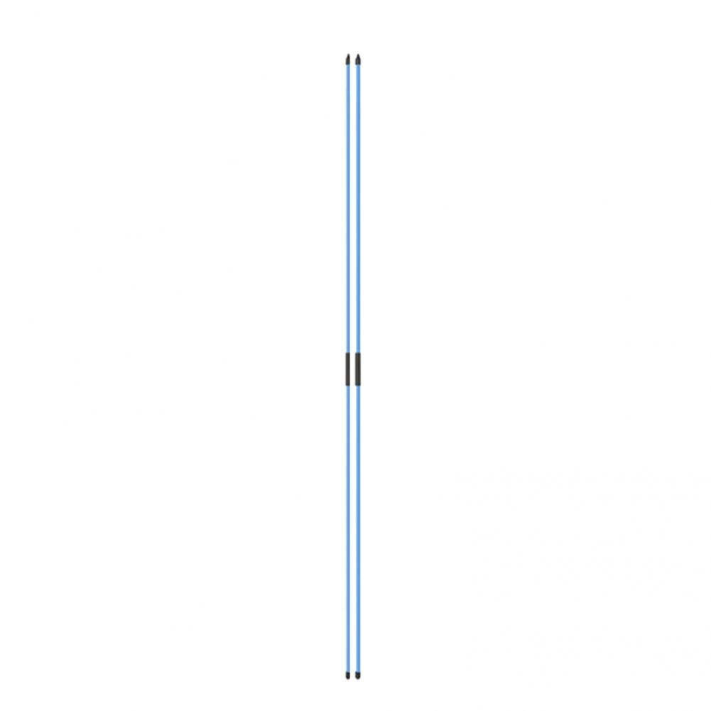 2Pcs Foldable Golf Direction Rod 운동을위한 유용한 신뢰할 수있는 초경량 골프 정렬 스틱 골프 정렬 스틱